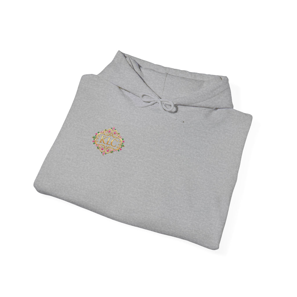 Kendra's Luxe Creations Hoodie — Pink Script Logo Pullover