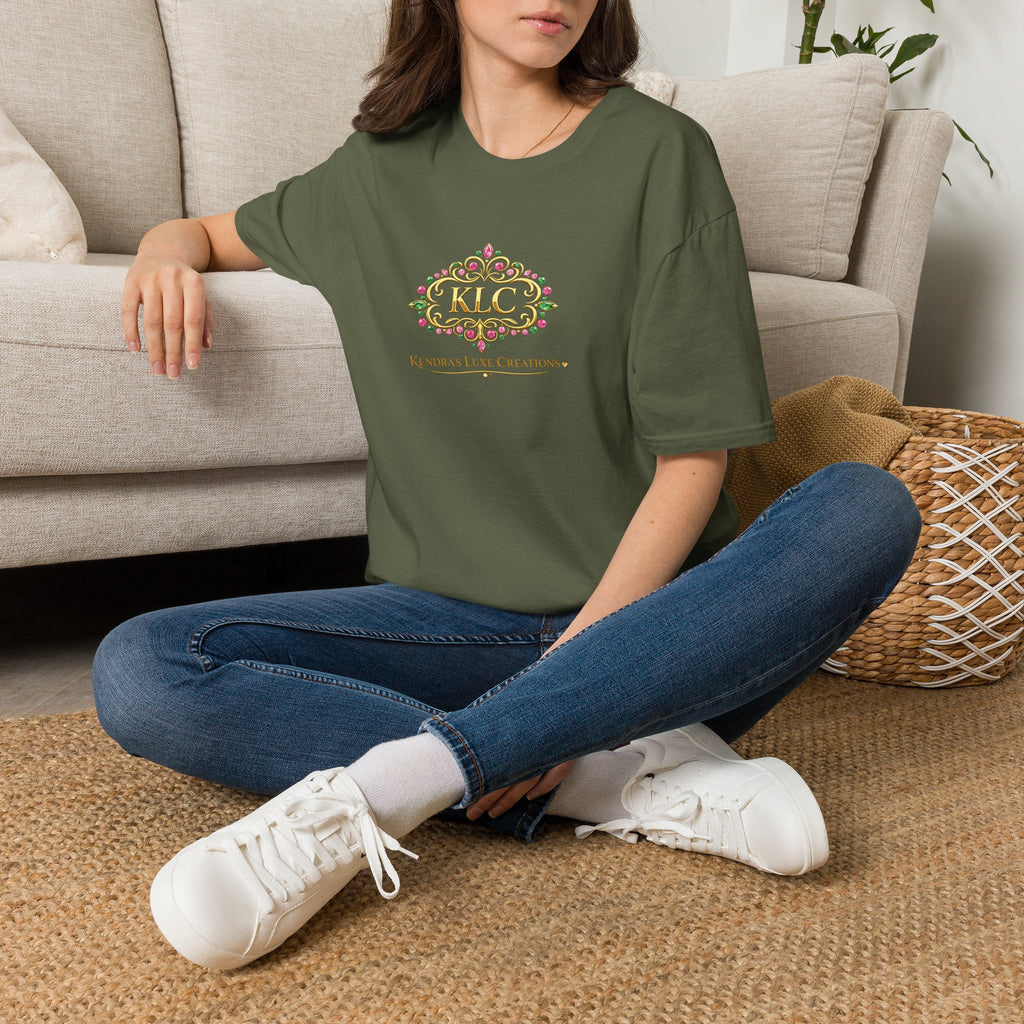 T-Shirt — KLC Floral Monogram Tee (Kendras Luxe Creations)