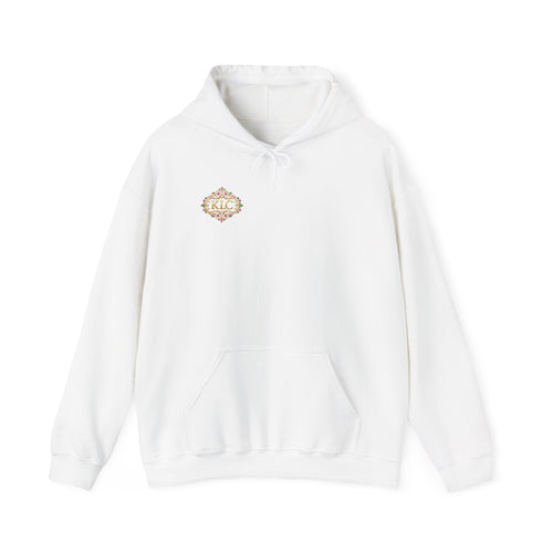 Kendra's Luxe Creations Hoodie — Pink Script Logo Pullover