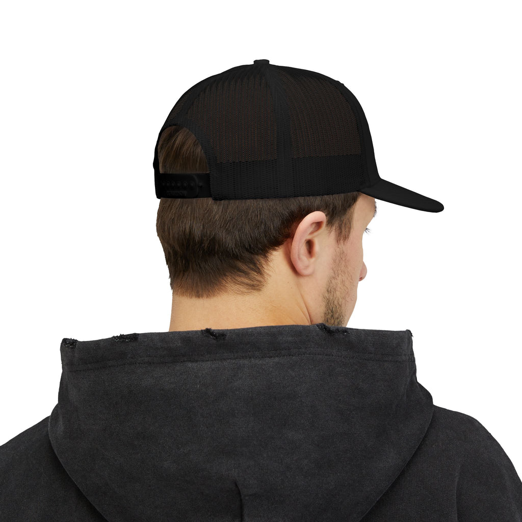 KLC Floral Crest Trucker Cap — Embroidered Kingdom Luxe Creations Snapback