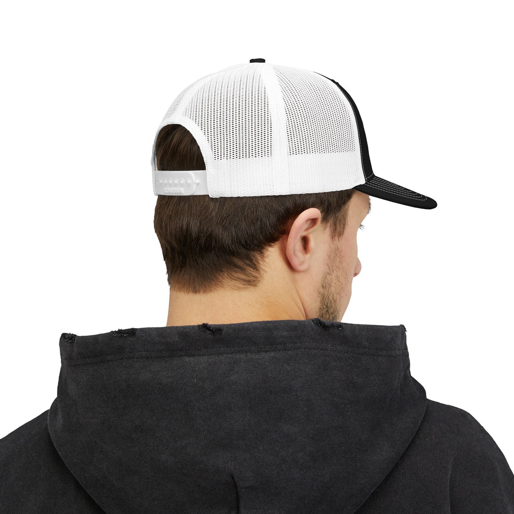 KLC Floral Crest Trucker Cap — Embroidered Kingdom Luxe Creations Snapback