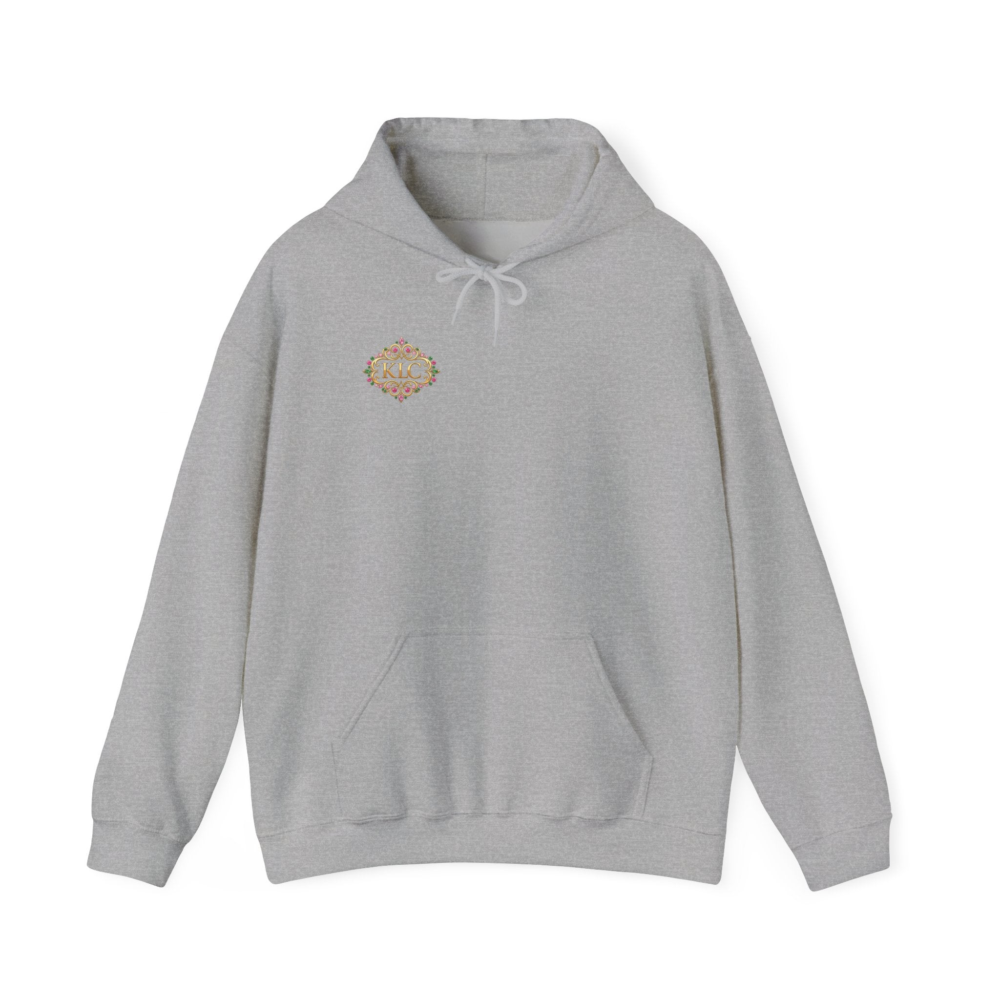 Kendra's Luxe Creations Hoodie — Pink Script Logo Pullover